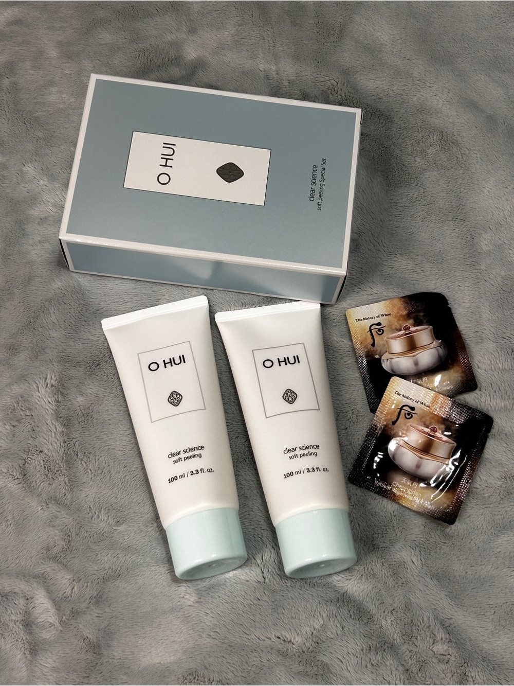 OHUI Clear Science Soft Peeling Special Set 100 ml / 3.3 fl. oz. x 2 ea